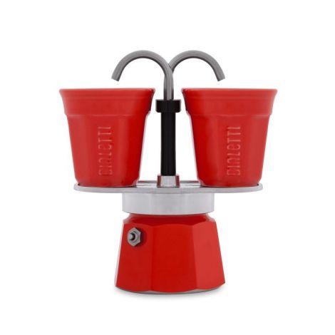 Gift set Bialetti Mini Express 2 cups red