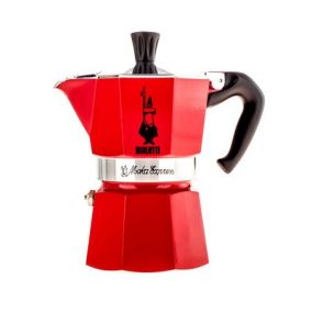 Bialetti Moka Express 3 moka konvice červená