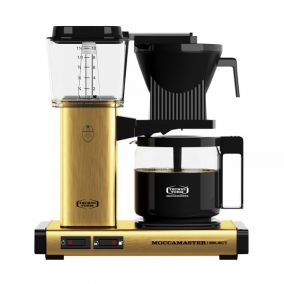 Moccamaster KBG Select BRUSHED BRASS coffee machine