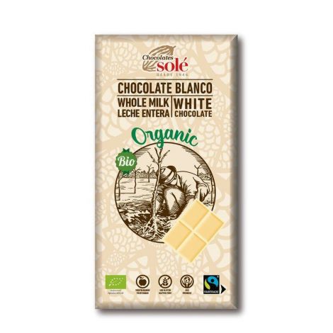 Chocolates Solé - White organic chocolate