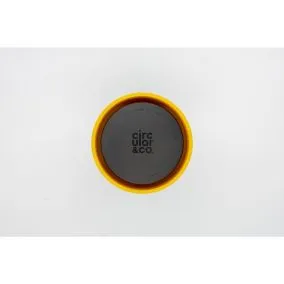 Circular Cup (rCup) Black and Mustard 340ml