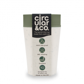 Cup Circular Cup (rCup) Cream and Green 227ml