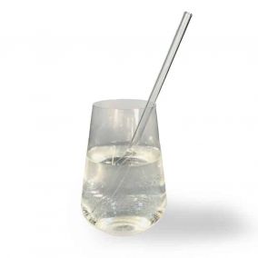 Glass straw 21cm