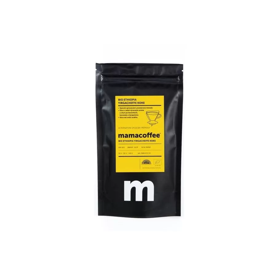 Mamacoffee BIO Ethiopia Yirgacheffe Koke 100g