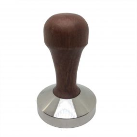 Tamper Kaffia 57mm flat walnut