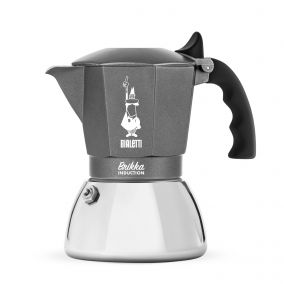 Moka konvice Bialetti Brikka Induction 4 šedá