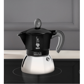 Bialetti Moka Induction 4 šálky černá NEW