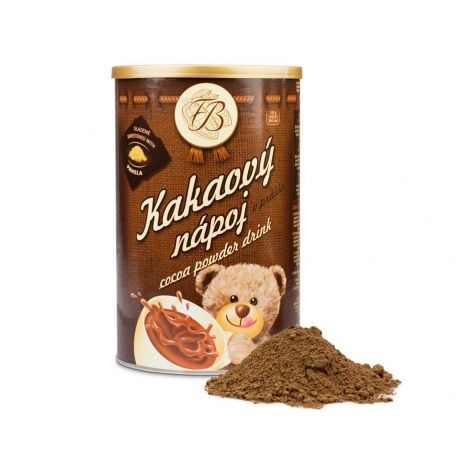 Kakaový nápoj v prášku, dóza 500g, čokoládovna Troubelice