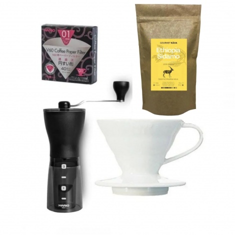 Balíček Hario V60 dripper