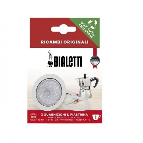 Sealing Bialetti aluminium coffee machine 1 cup