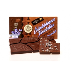 Chocolate Troubelice Lavender 75%, 45g