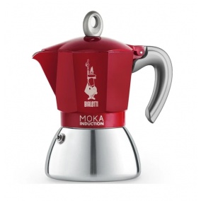 Bialetti Moka Induction 6 šálků červená NEW