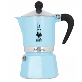 Bialetti Rainbow 3 blue moka pot