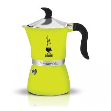 Bialetti Fiammetta 3 Green Moka Teapot