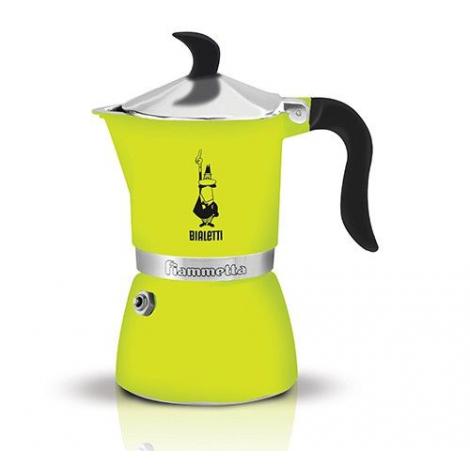 Bialetti Fiammetta 3 limetkově zelená moka konvice