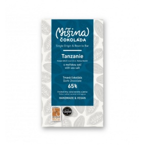 Chocolate Mixed chocolate, Tanzania with sea salt, 65%