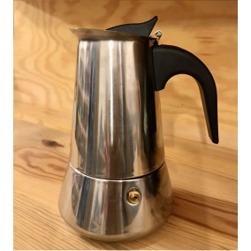 Moka pot Kaffia 4 cups stainless steel