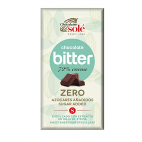 Chocolates Solé  - 72% with stevia without sugar