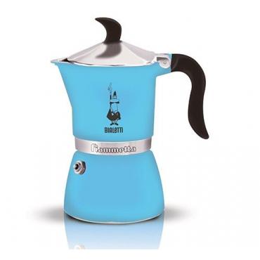 Bialetti Fiammetta 3 Blue Moka Teapot