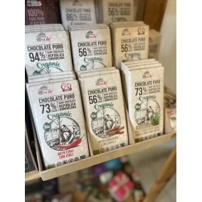 Chocolates Solé - 73% Organic sugar free chocolate with agave