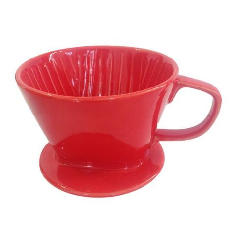 Ceramic drip Kaffia 2-4 cups red