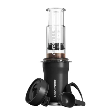 Aeropress GO Plus Travel System - black