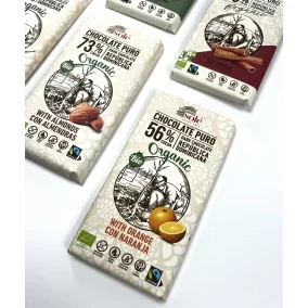 Chocolates Solé - 56% organic chocolate with orange