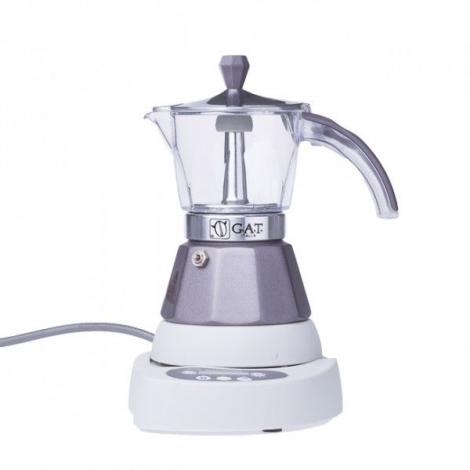 G.A.T. Vintage 4-6 electric moka kettle grey