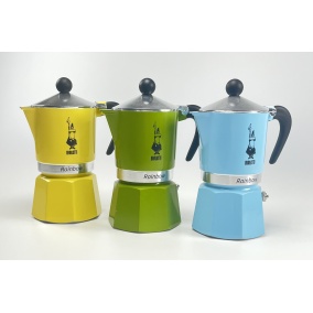 Bialetti Rainbow 3 modrá moka konvice