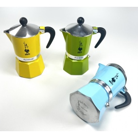 Bialetti Rainbow 3 zelená moka konvice