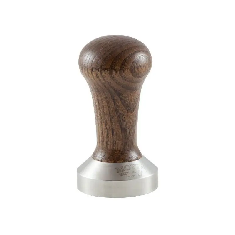 Tamper Motta 49mm nerez/dřevo