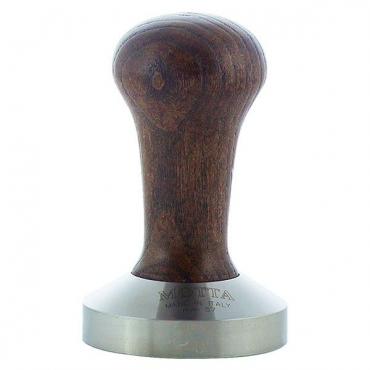 Tamper Motta 57mm nerez/dřevo