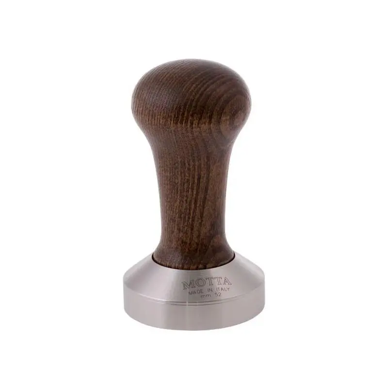 Tamper Motta 52mm stainless / wood