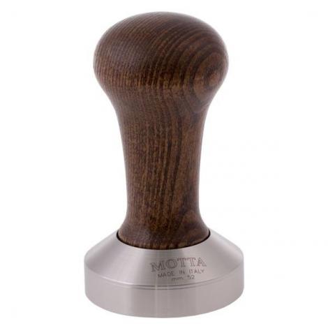 Tamper Motta 52mm stainless steel/wood