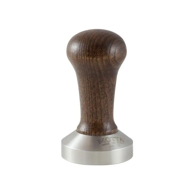 Tamper Motta 53mm nerez/dřevo