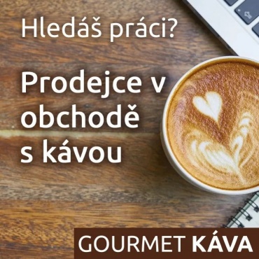 OBSAZENO Nabídka práce: Prodejce v obchodě <a href="https://develop.gourmetkava.cz/cs/kava-13pk" style="color:#88502e;"    title="Nabídka kvalitní zrnkové kávy">s kávou</a>